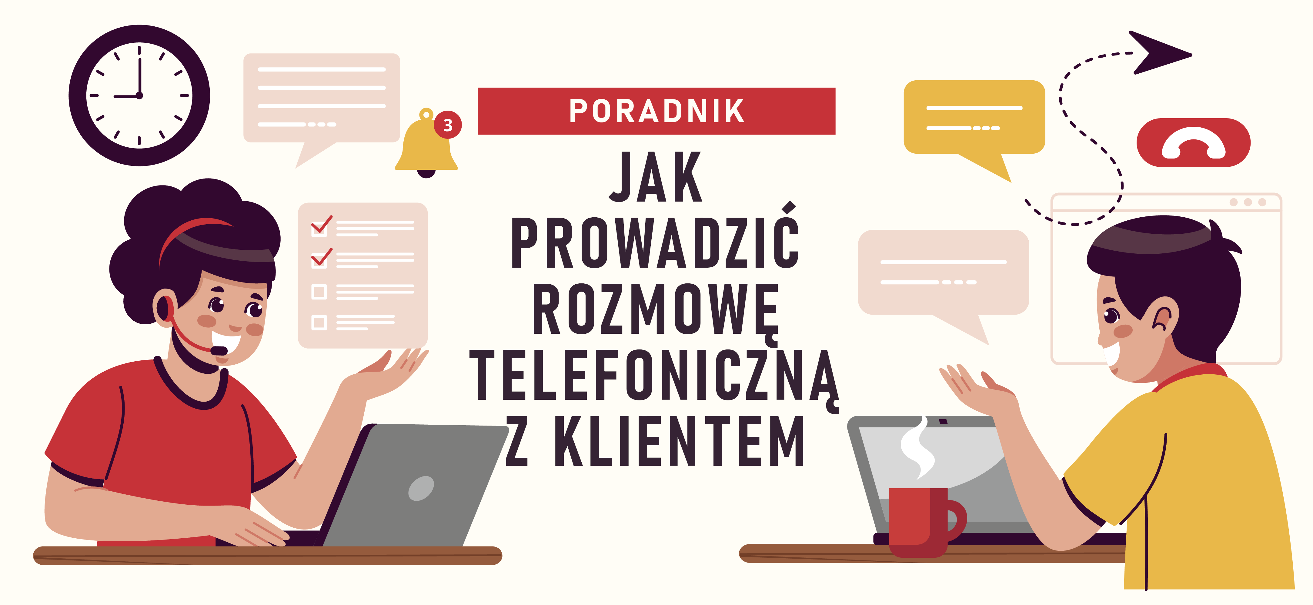 Jak prowadzić rozmowę telefoniczną z klientem - Poradnik (ilustracja)